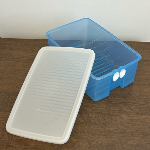 TUPPERWARE FRIDGESMART MEDIUM VENTED VEGGIE FRUIT KEEPER - Picture 1 of 14